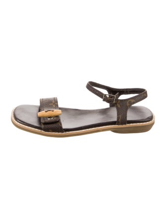 Louis Vuitton Leather Sandals