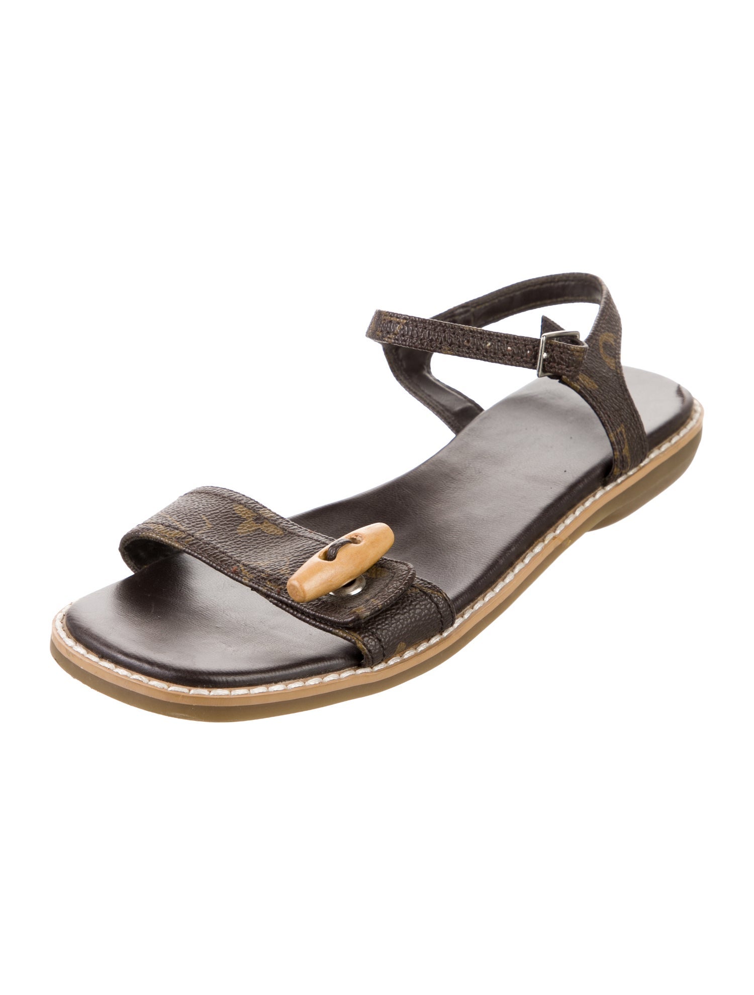 Louis Vuitton Leather Sandals