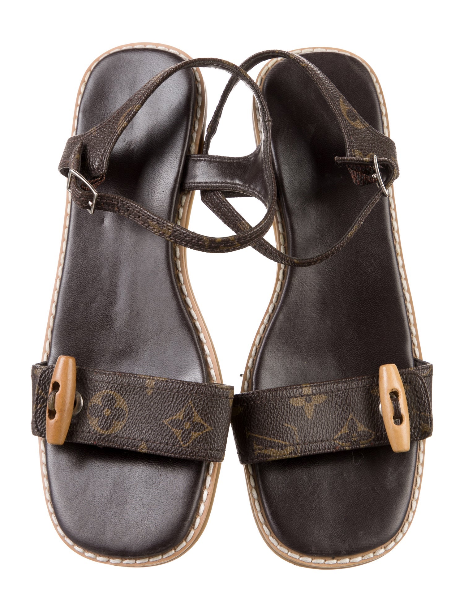 Louis Vuitton Leather Sandals