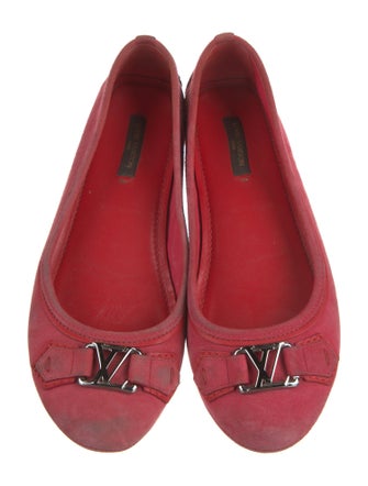 Louis Vuitton LV Monogram Suede Ballet Flats