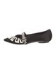 Louis Vuitton Satin Graphic Print Mary Jane Flats