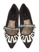 Louis Vuitton Satin Graphic Print Mary Jane Flats