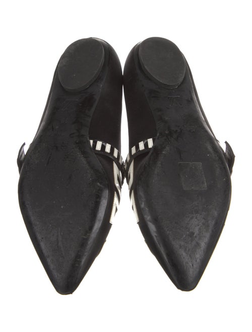 Louis Vuitton Satin Graphic Print Mary Jane Flats