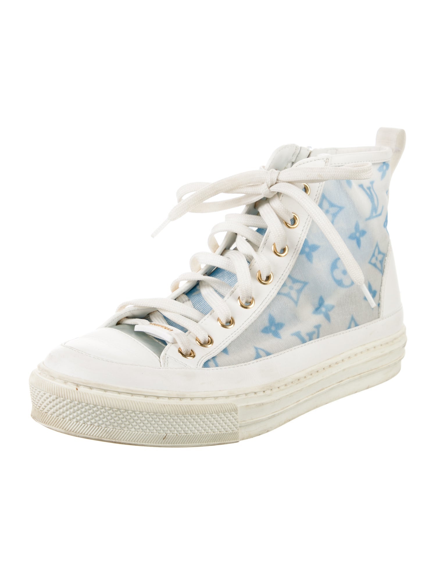 Louis Vuitton LV Monogram Leather Sneakers