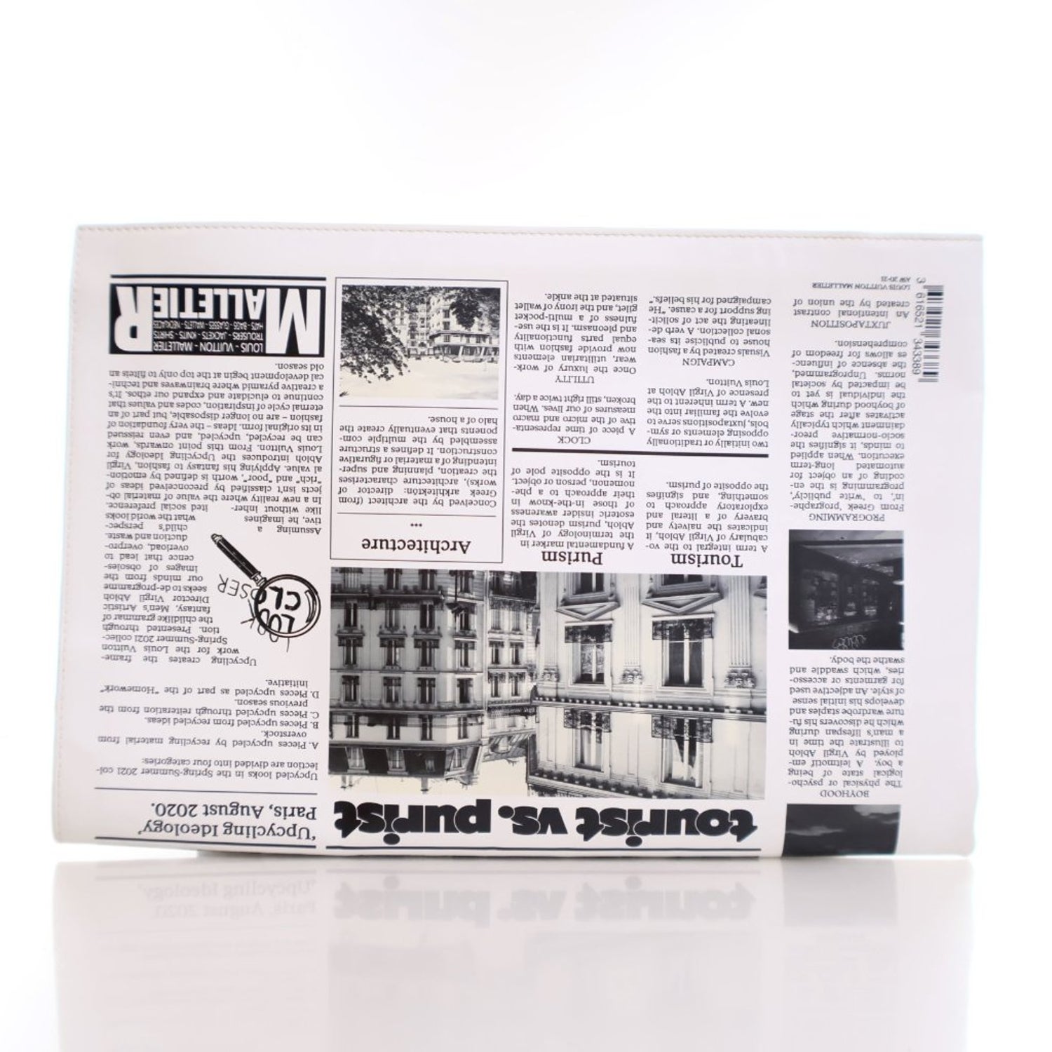 Louis Vuitton Calfskin Newspaper Pouch