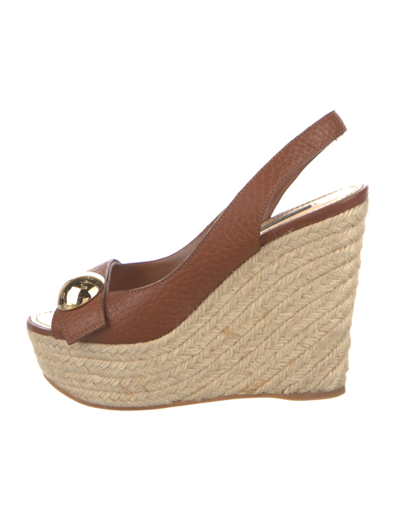 Louis Vuitton Leather Colorblock Pattern Slingback Pumps