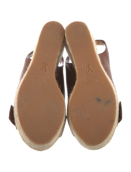 Louis Vuitton Leather Colorblock Pattern Slingback Pumps