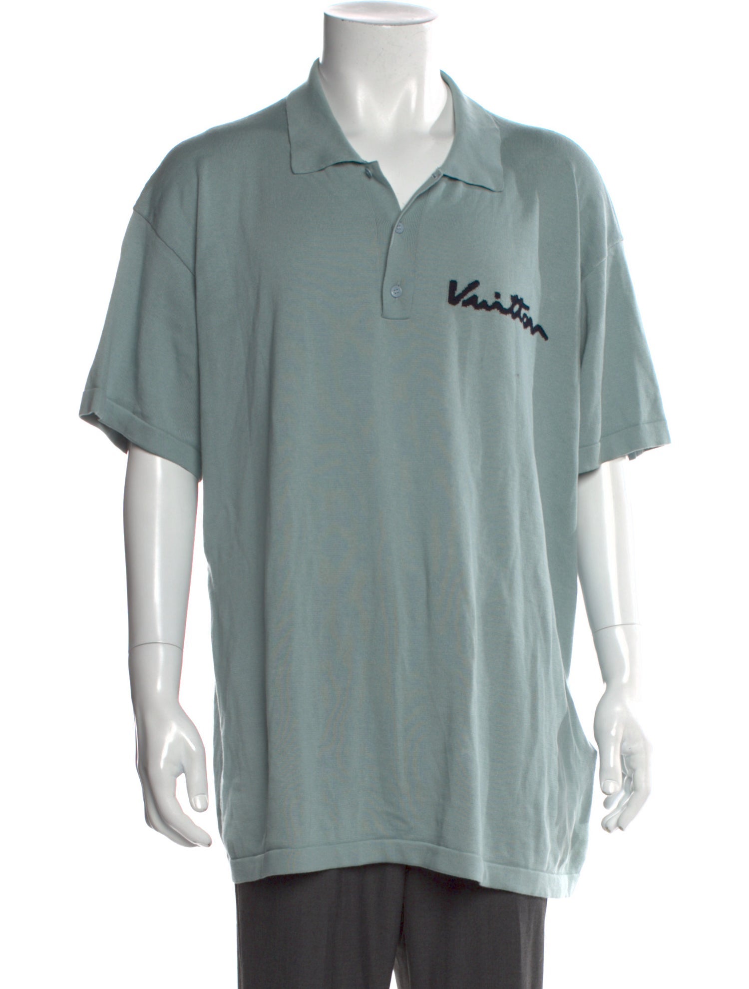 Louis Vuitton 2024 Graphic Print Polo Sweater