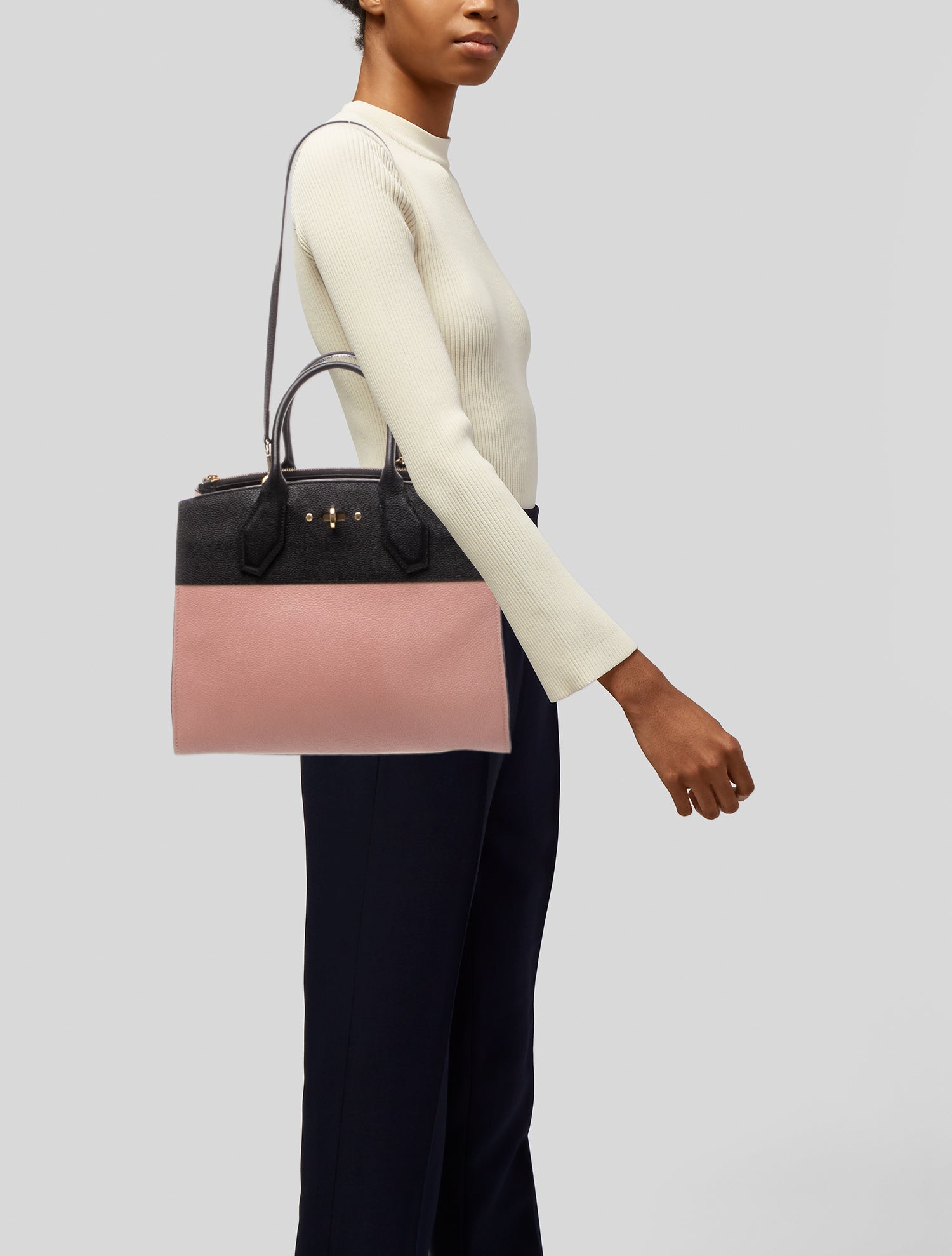 Louis Vuitton Leather City Steamer MM