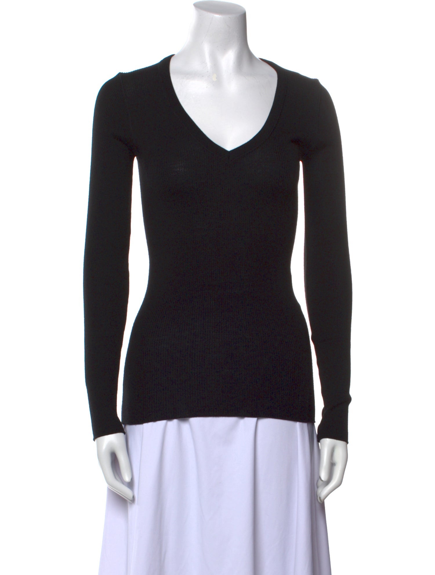 Louis Vuitton Merino Wool V-Neck Top