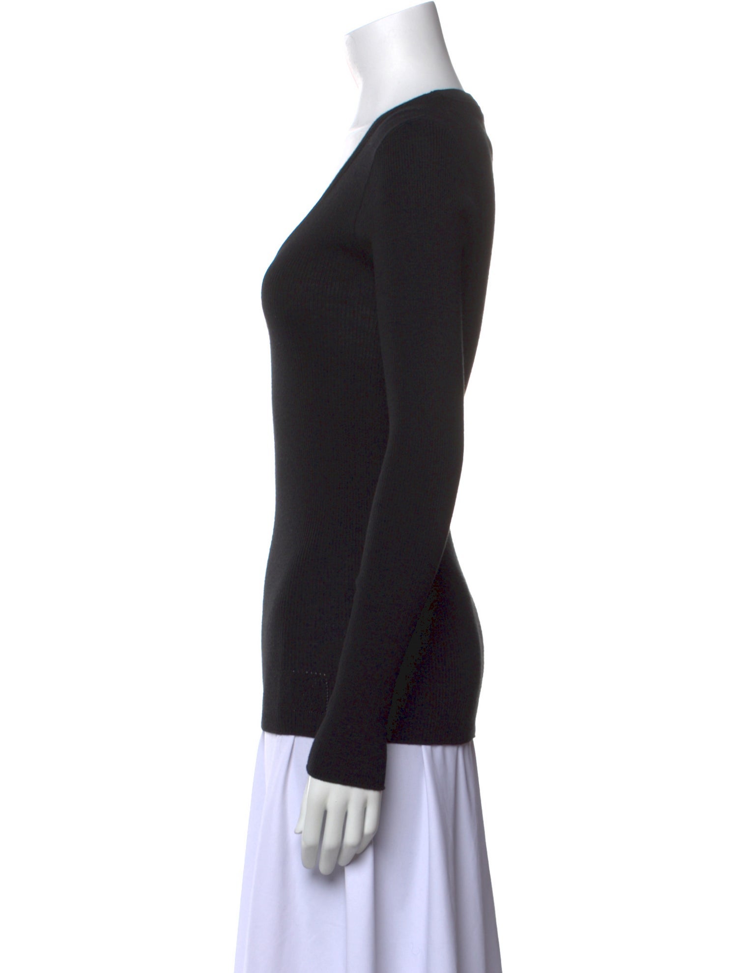 Louis Vuitton Merino Wool V-Neck Top