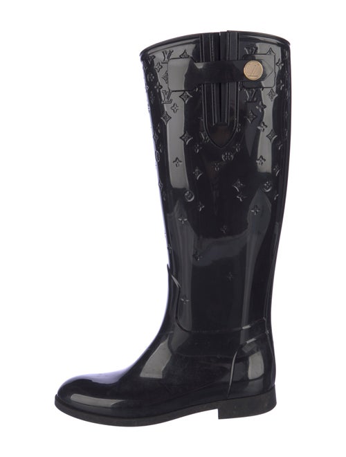 Louis Vuitton LV Monogram Rubber Rain Boots