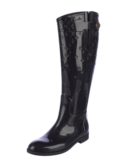 Louis Vuitton LV Monogram Rubber Rain Boots