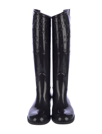 Louis Vuitton LV Monogram Rubber Rain Boots