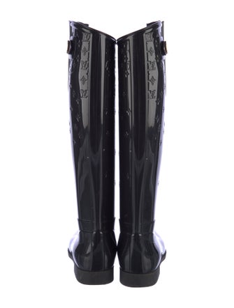 Louis Vuitton LV Monogram Rubber Rain Boots