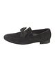Louis Vuitton Suede Bow Accents Loafers