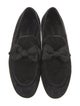 Louis Vuitton Suede Bow Accents Loafers