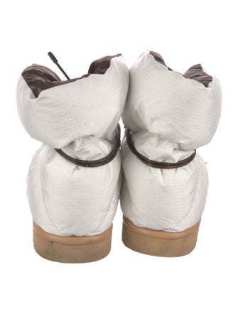 Louis Vuitton LV Monogram Nylon Lace-Up Boots