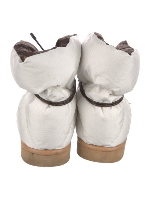 Louis Vuitton LV Monogram Nylon Lace-Up Boots