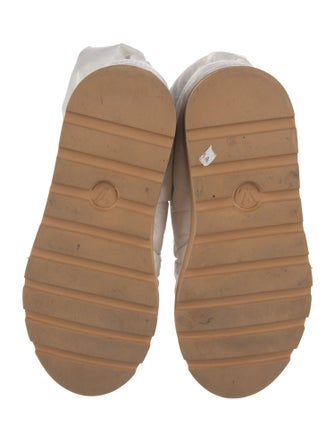 Louis Vuitton LV Monogram Nylon Lace-Up Boots