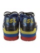 Louis Vuitton Patent Leather Colorblock Pattern Sneakers