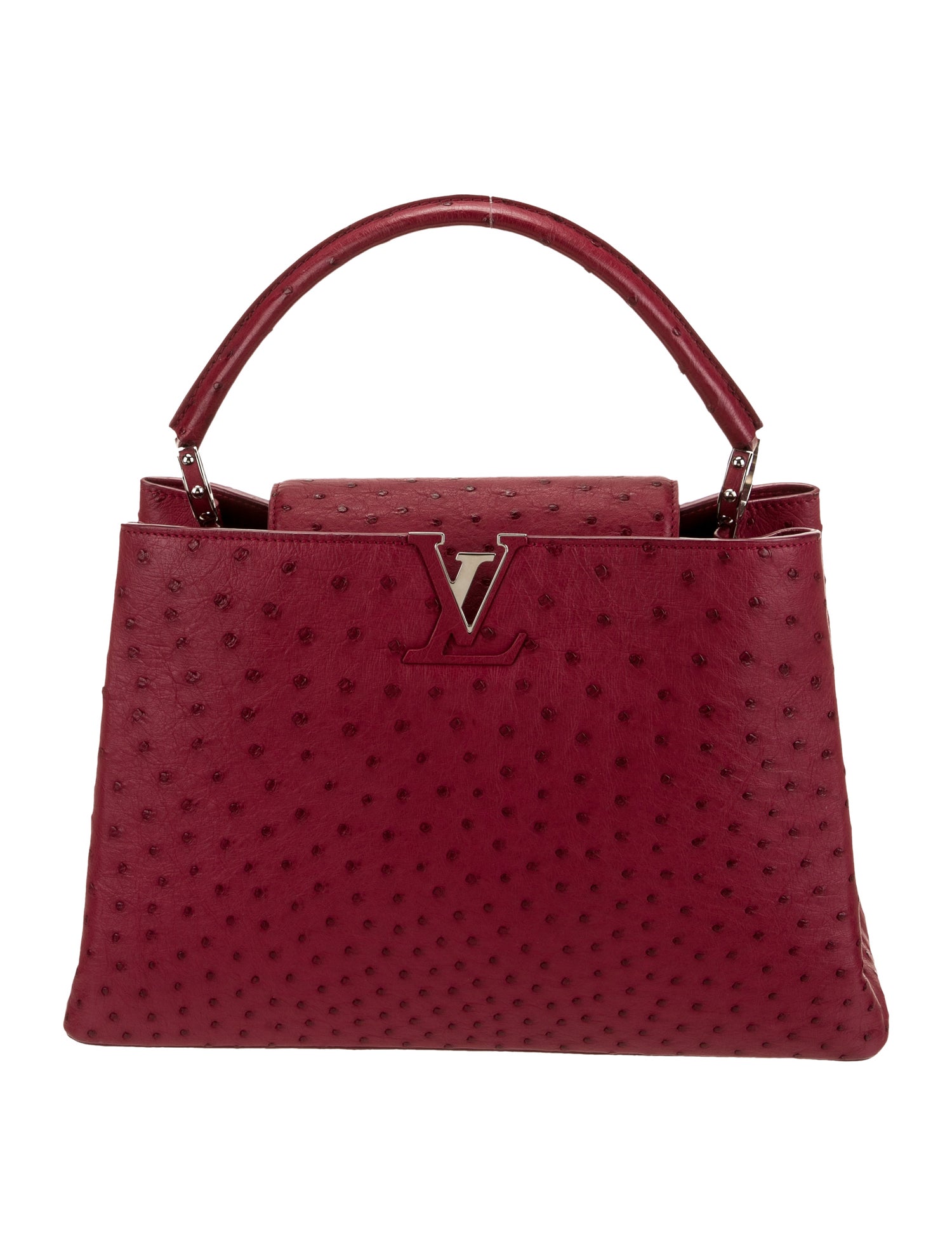 Louis Vuitton Ostrich Capucines MM