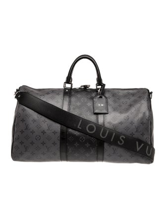 Louis Vuitton Monogram Eclipse Keepall Bandouliere 50