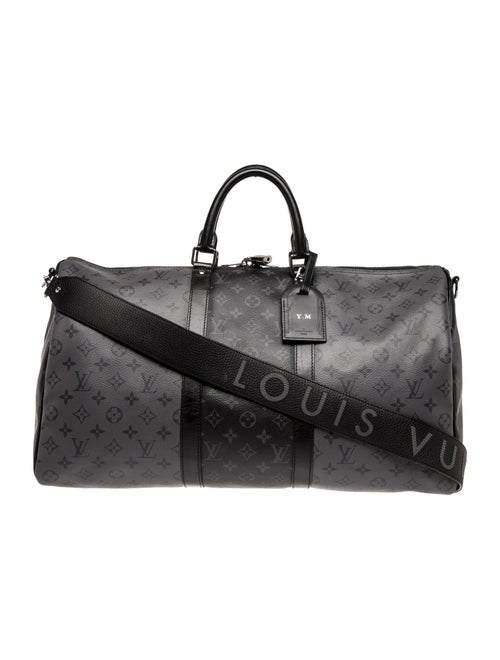 Louis Vuitton Monogram Eclipse Keepall Bandouliere 50