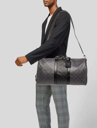 Louis Vuitton Monogram Eclipse Keepall Bandouliere 50