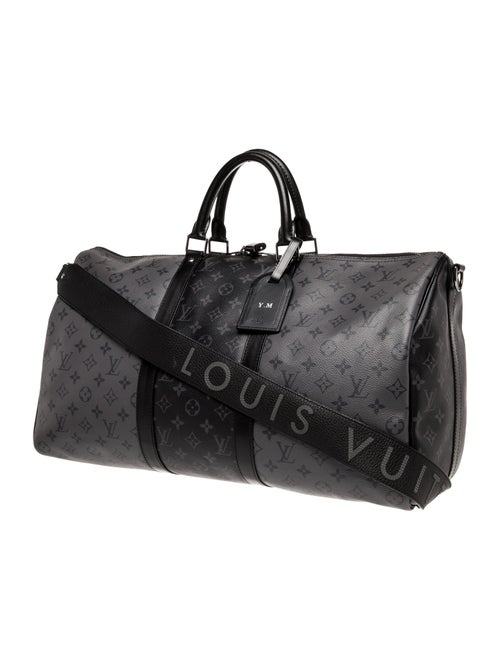 Louis Vuitton Monogram Eclipse Keepall Bandouliere 50