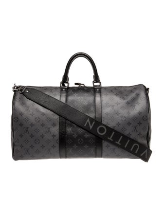 Louis Vuitton Monogram Eclipse Keepall Bandouliere 50