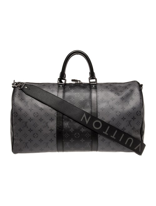 Louis Vuitton Monogram Eclipse Keepall Bandouliere 50