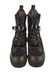 Louis Vuitton LV Monogram Suede Combat Boots