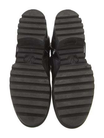 Louis Vuitton LV Monogram Suede Combat Boots