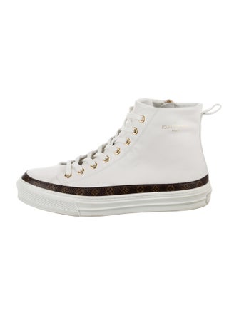 Louis Vuitton Monogram Pattern Leather Sneakers