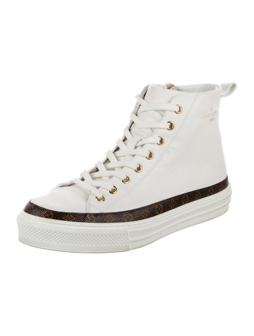 Louis Vuitton Monogram Pattern Leather Sneakers