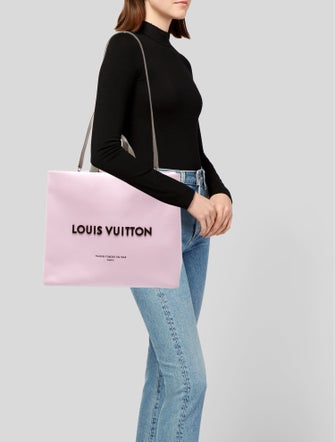 Louis Vuitton Canvas Shopper Tote MM