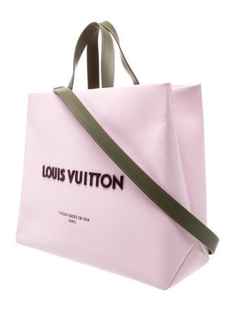 Louis Vuitton Canvas Shopper Tote MM