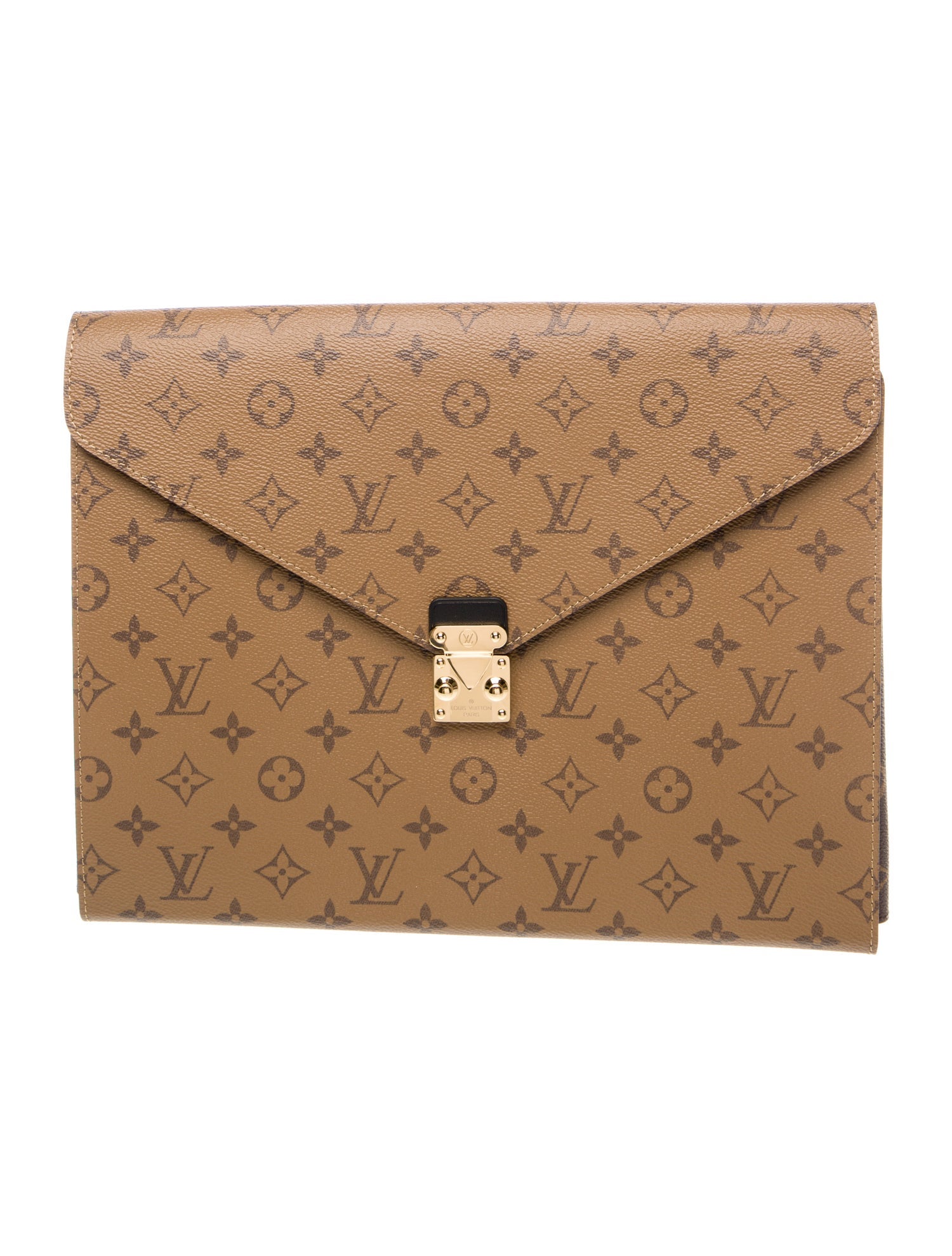 Louis Vuitton Monogram Reverse Mark Folder w/ Tags