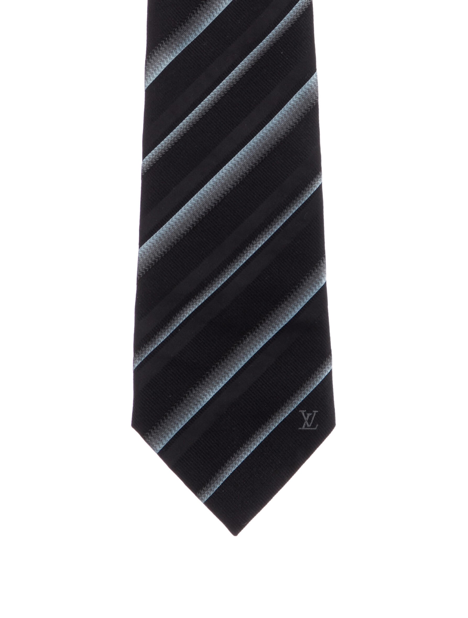 Louis Vuitton Louis Vuitton black Printed Silk Tie