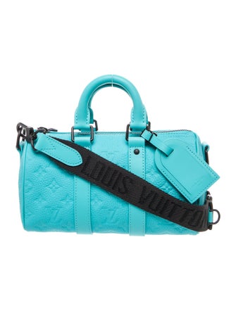 Louis Vuitton Leather Keepall 25