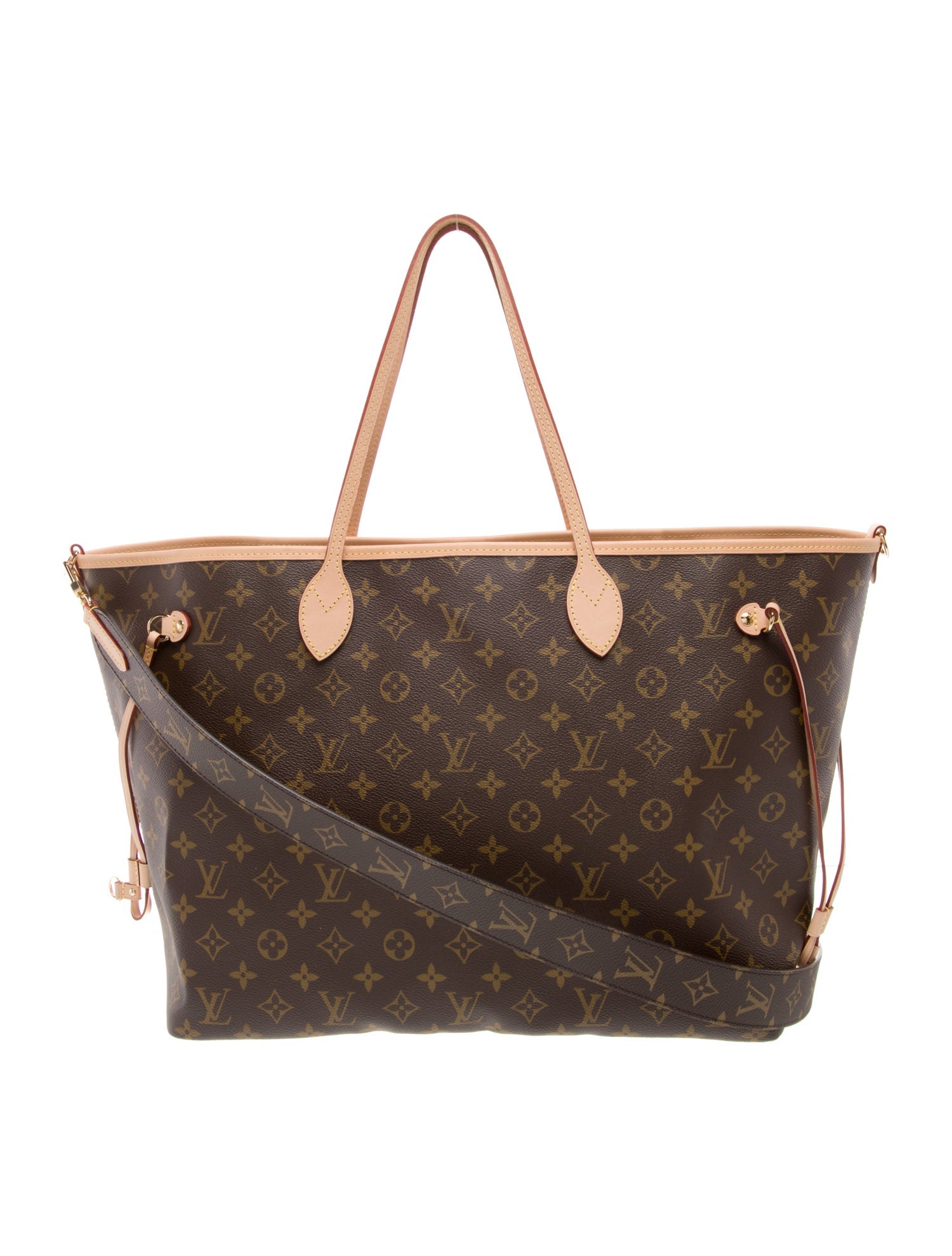 Louis Vuitton LV Monogram Neverfull Bandouliere Inside Out GM 2024