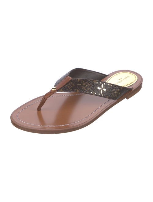 Louis Vuitton LV Monogram Cutout Accent Flats