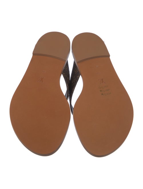 Louis Vuitton LV Monogram Cutout Accent Flats