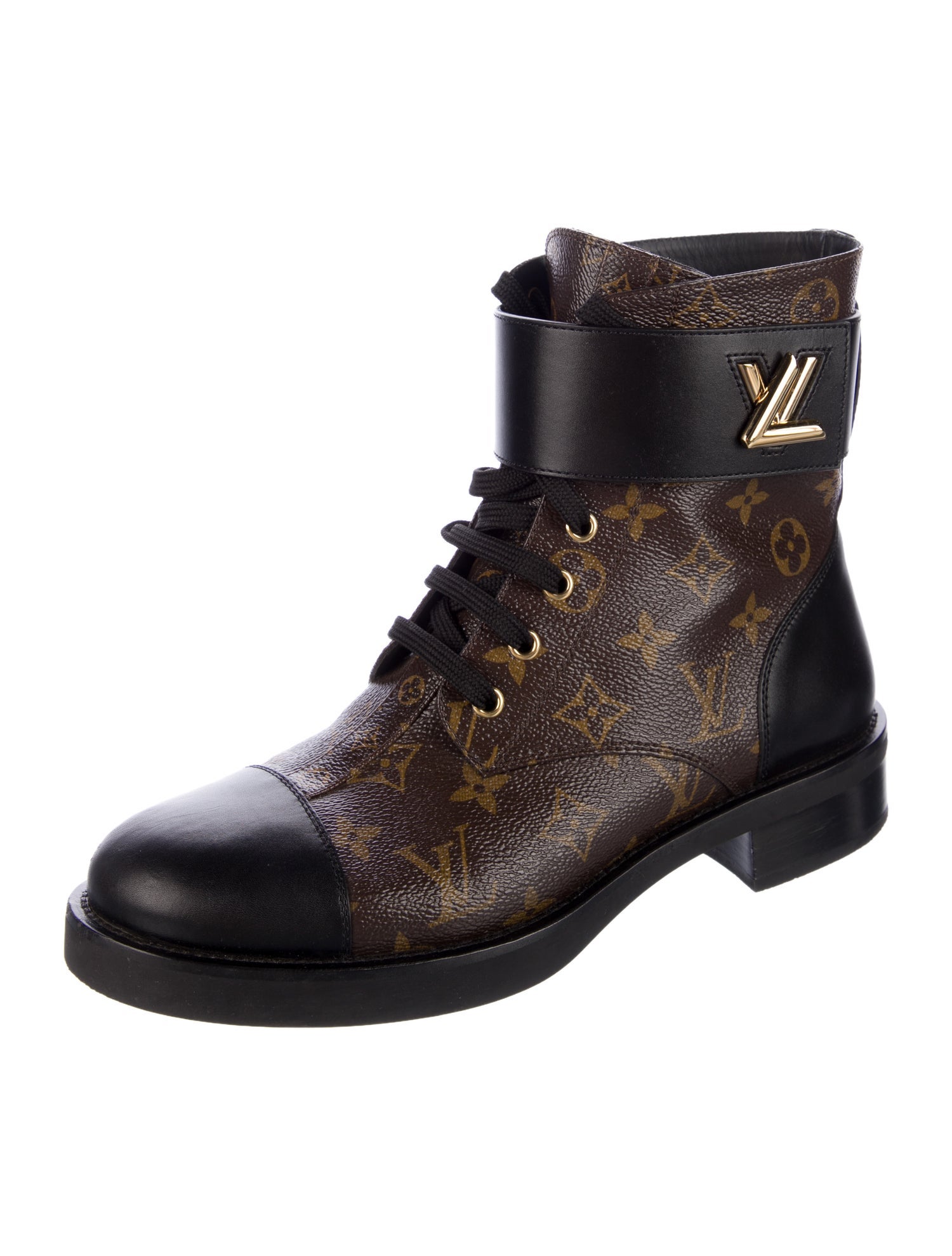 Louis Vuitton LV Monogram Combat Boots