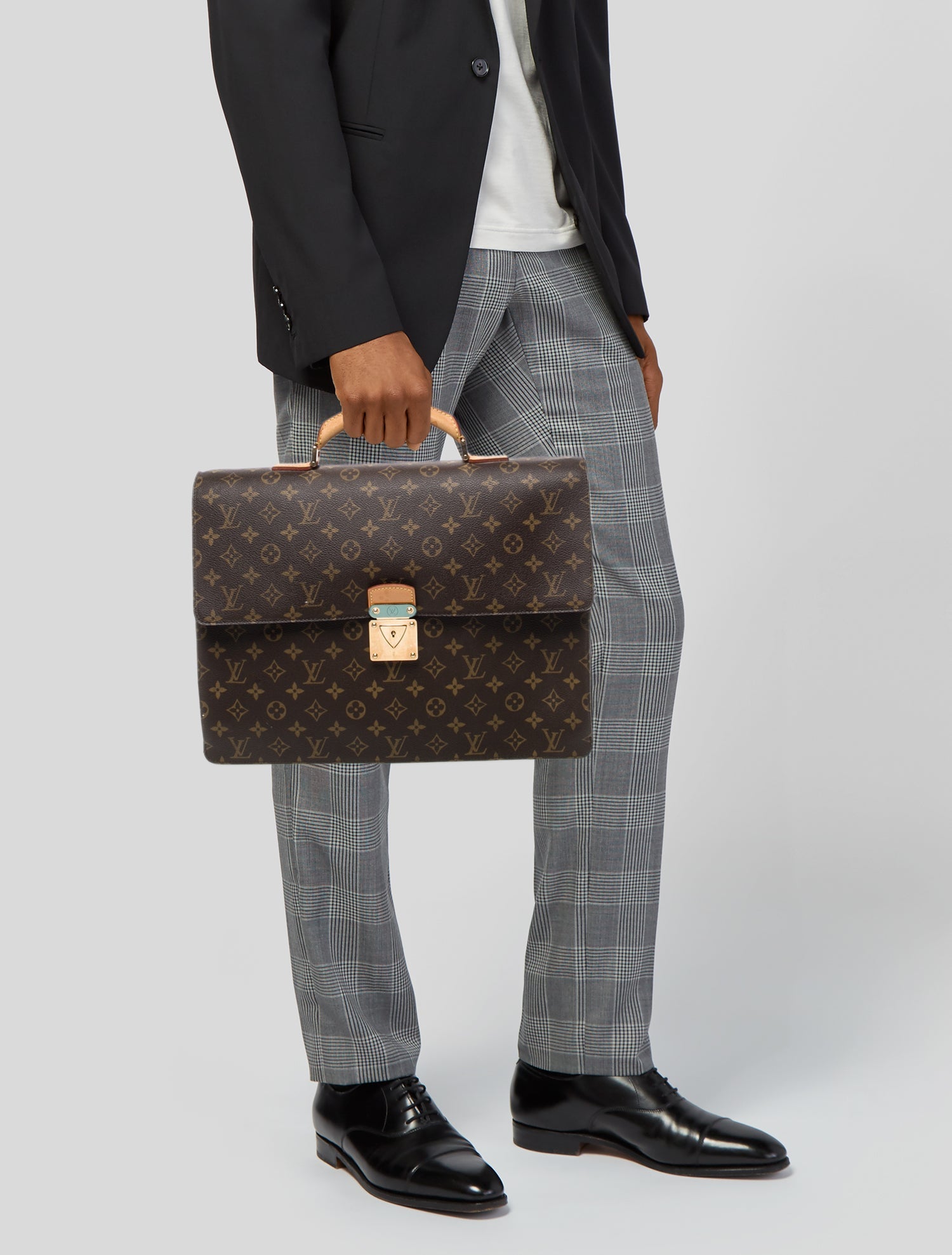 Louis Vuitton LV Monogram Briefcase Vintage