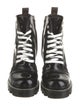 Louis Vuitton LV Monogram Patent Leather Combat Boots