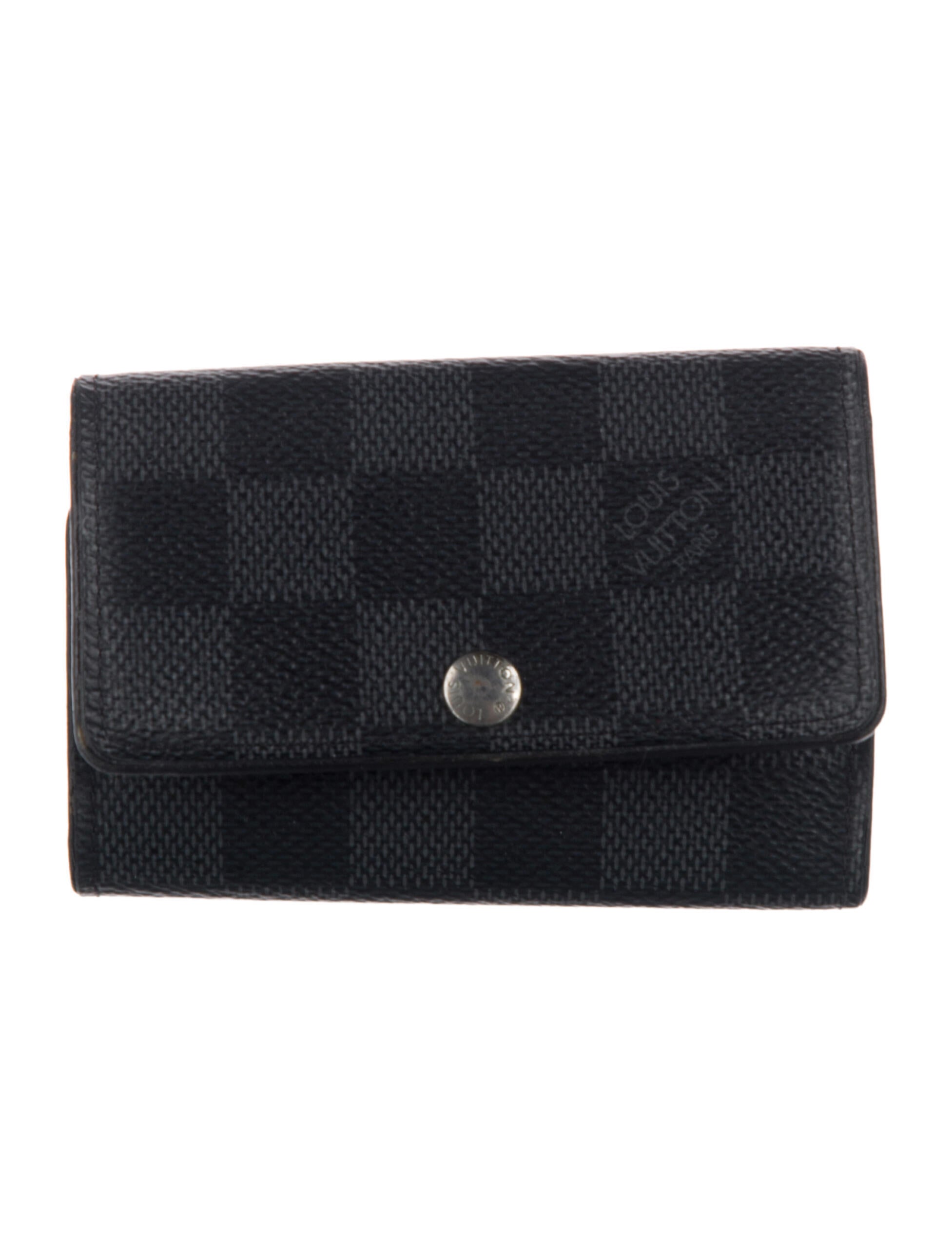 Louis Vuitton Damier Graphite Pattern Coated Canvas Key Holder