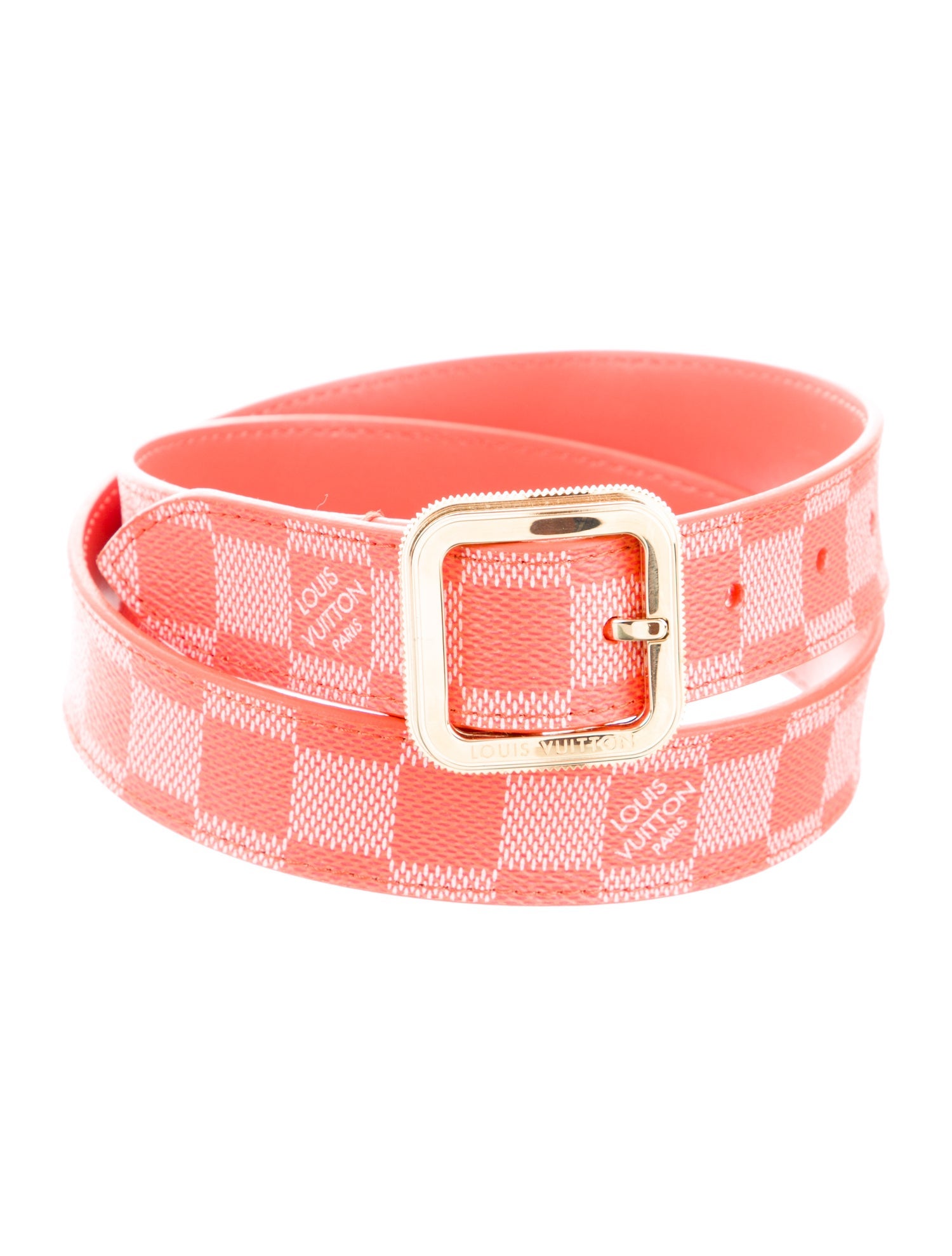 Louis Vuitton 2013 Damier Couleurs Tresor Belt