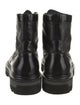 Louis Vuitton LV Monogram Leather Combat Boots
